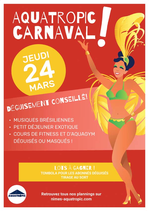 Affiche du Aquatropic Carnaval 2022